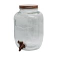 thumbnail image 2 of Brilliant Mason Jar Dispenser with Copper Lid 4L, 2 of 3