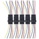 thumbnail image 1 of Conector de clavija de terminal, conector de cable eléctrico automotriz de 5 piezas para automóvil, cable conector impermeable, rendimiento potente, 1 of 9