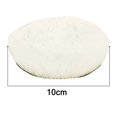 thumbnail image 6 of Marbhall 4" Wool Hook & Loop Grip Buffing Pad for Compound Cutting & Polishing for Automotive, Marine and Epoxies, 3 Wool Polishing Pads+1 Sticky Disc White, 6 of 11
