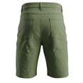 thumbnail image 6 of Yievot Denim Shorts for Men Button Straight Leg Knee Length Jean Shorts Daily Street Summer Vacation Shorts, 6 of 6