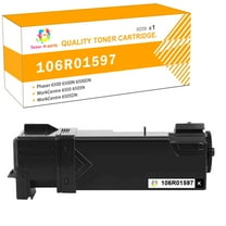 Toner H-Party 1-Pack Compatible Toner Cartridge Replacement for Xerox 106R01597 Phaser 6500 6500N 6500DN, WorkCentre6505 6505N 6505D Printer Ink Black
