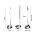 thumbnail image 4 of Stainless Steel Oil Separator Soup Ladles Gravy Food Fat Separator Skimmer Spoon, 4 of 13