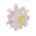 thumbnail image 1 of Hair Claw Clips Elegant Flower Shape Fashionable Hair Clip Styling Tool Accessories for WomenWhite Daisies, 1 of 4