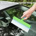 thumbnail image 6 of Harborrs Alisanda Recyclable Silicone Window Squeegee Kit, Upgrade No Streaks Window Cleaning Kit, Windows Cleaning Scraper, Durable & Long-Lasting, for Shower Glass Mirror (Blue), 6 of 7