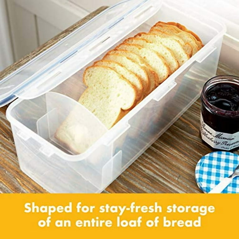 LocknLock Plastic Bread Box Container 21.1-Cup Airtight