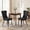Black, variant on NORDICANA Modern Dining Chairs Set of 4, Farmhouse Kitchen Parsons Chairs Tufted, Space Saving, Olive Green