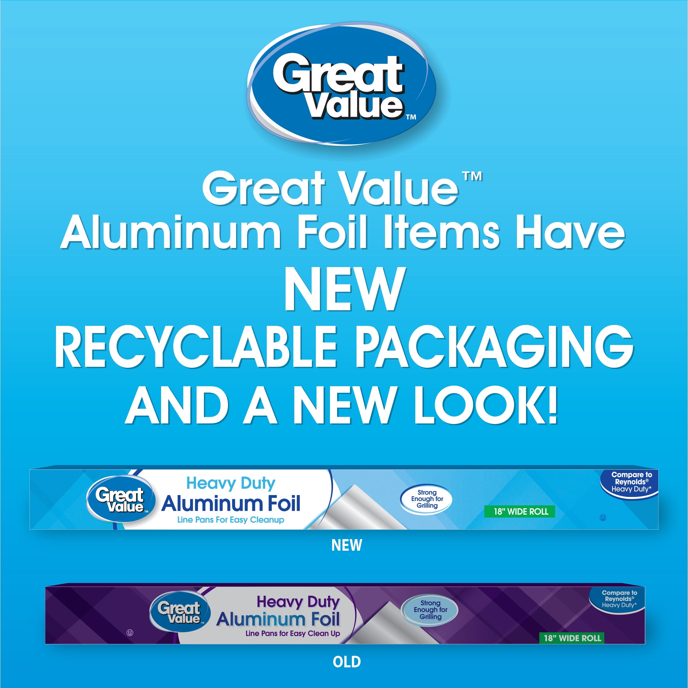 Non-Stick Heavy Duty Aluminum Foil Wrap 37.5 SQF 3/PK –