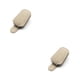thumbnail image 4 of Sidaley Estuche para gafas de sol con clip para gafas de coche Soporte para organización interior Beige Beige 2piezas Sidaley CBP294902, 4 of 5