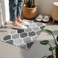 thumbnail image 4 of Bohemian Retro Floral Non-Slip Entryway Door Mat,Boho Indoor Decor Durable Low Plush Door Mat,Washable Welcome Rug for Patio Hallway Home Decor 16x24 Inches, 4 of 7