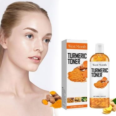 Turmeric Toner Dark Spot Eraser, Tumeric Toner for Face Anti-Aging Moisturizing 3.38 ounces/bottle (1PCS)