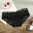 thumbnail image 2 of Gibobby Ropa interior bikini elástica para mujer Boyshort de encaje negro cómodo casual sexy para mujer(Negro， M), 2 of 3