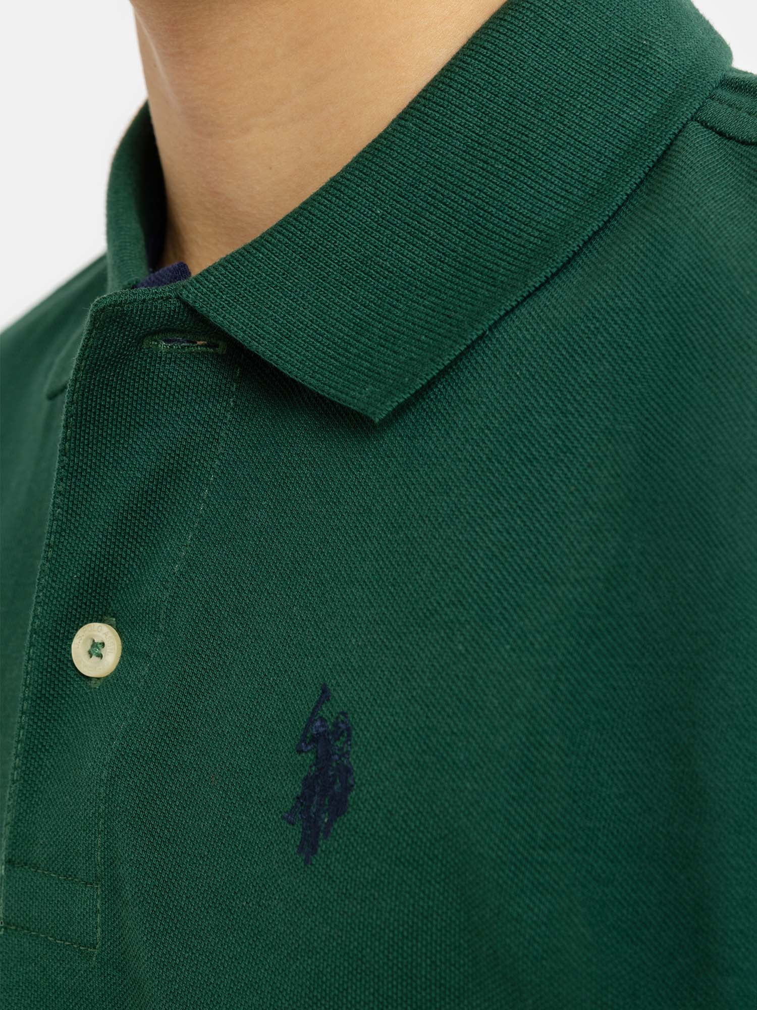 U.S. Polo Assn. Boys Short Sleeve Pique Polo Shirt, Sizes 4-18