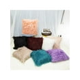 thumbnail image 1 of Fluffy Plush Throw Pillow Cases Shaggy Soft Sofa Cushion Cover45x45cm, 1 of 3
