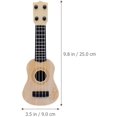 thumbnail image 2 of HSHDLDF Kids Ukulele, Guitar Toys for Toddler Children Kids Musical Instruments Plastic Ukulele Model Toy Instruments Educational Toy Music Learning Toys for Kids Ages 3- 5, Beige, 2 of 7