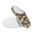 thumbnail image 3 of Lsque Ladybugs And Flowers On A Wooden Pattern Womens Comfort Cotton on Scuff With Memory Foam and Anti-skid Sole Slipper-40/41, 3 of 7