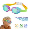 thumbnail image 2 of Gafas de natación Ruigao para niños de 6 a 14 años, antivaho, protección UV, 2 of 6