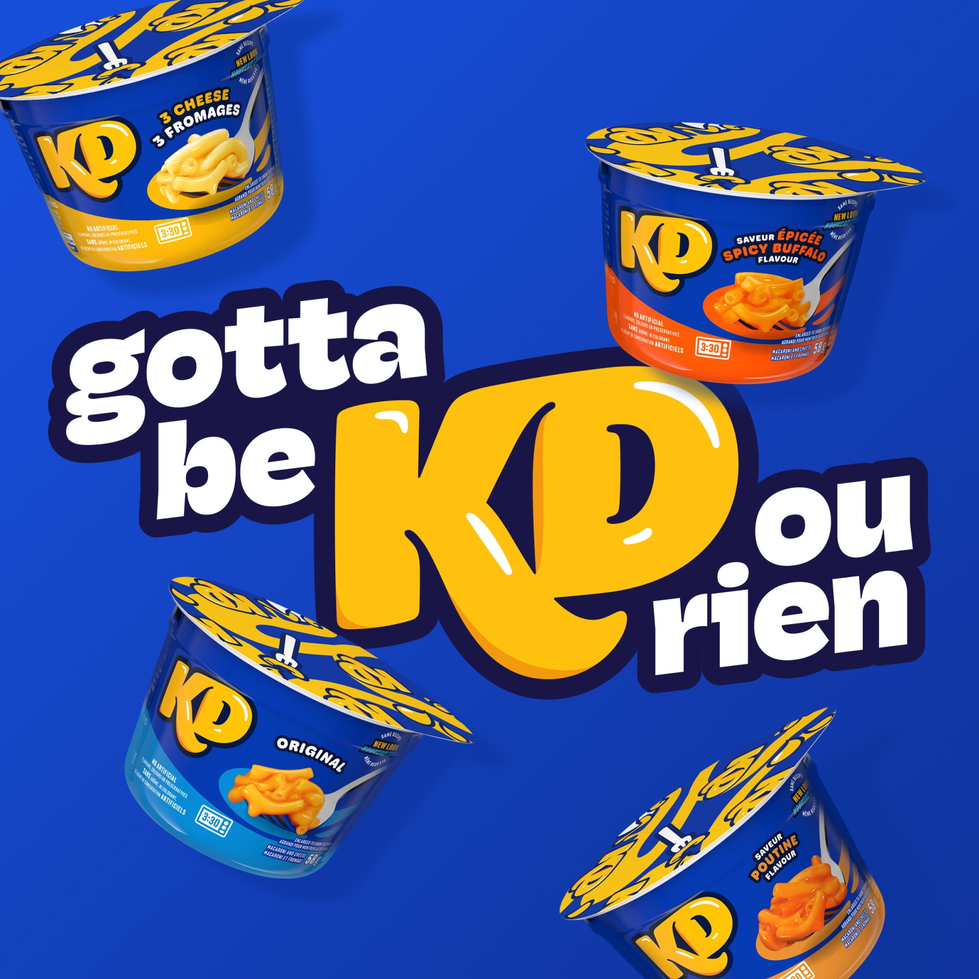 Kraft Dinner Original Macaroni & Cheese Snack Cups