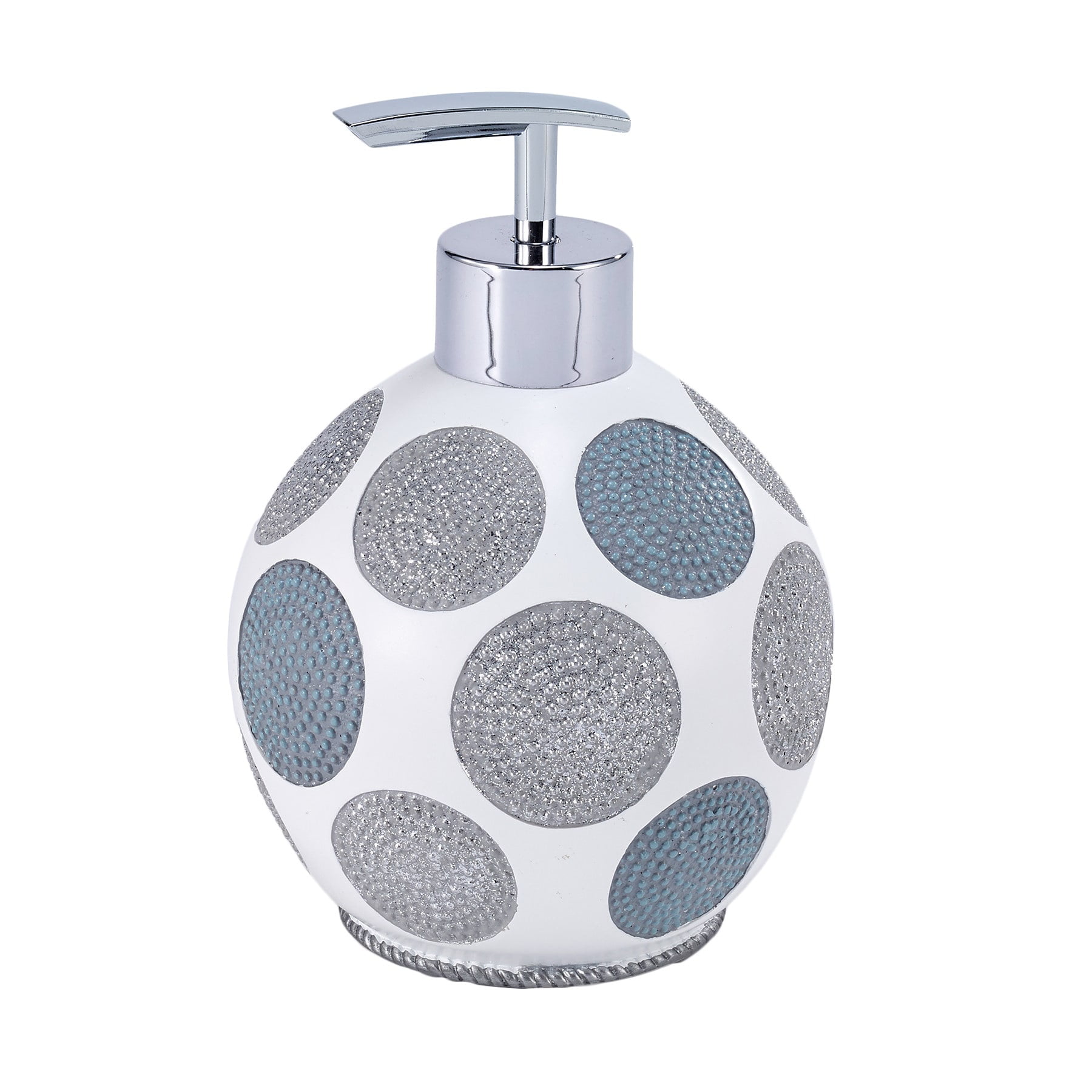 Dotted Circles Lotion Pump White