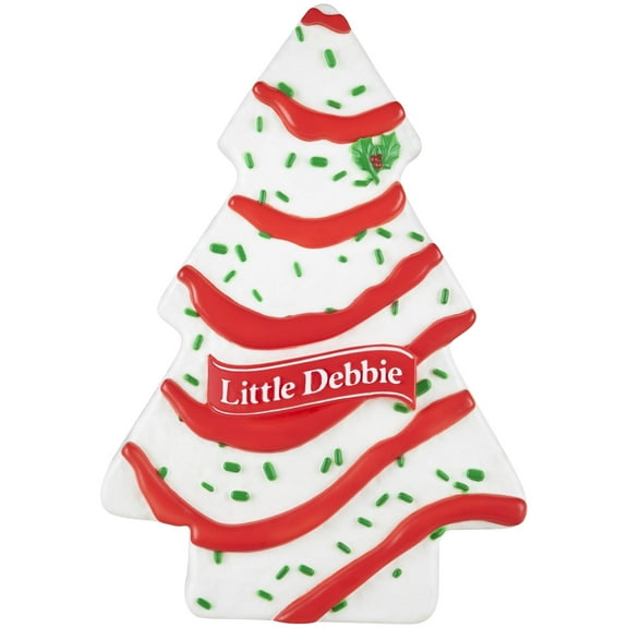 Christmas LED Blow Mold Decor Little Debbie Snack Cake Tree