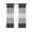 Gray, variant on Haze Blue Beige Stripe Blackout Curtains, Light Blocking Print Window Curtains, Modern Art Horizontal Striped Thermal Insulated Window Drapes for Living Room Kitchen Cafe 2 Panels, 55"W x 39"L