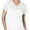 White, variant on Adar Pro Scrubs For Women - Modern V-Neck Scrub Top