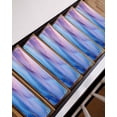 thumbnail image 3 of Blue Purple Ombre Non-Slip Stair Treads for Wooden Steps, 7 Pack-8x30in Carpet Stair Mats with Adhesive Backing, Noise-Reducing Step Covers for Indoor Stairs, Easy to Install & Residue-Free, 3 of 7