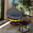thumbnail image 5 of STARTWO Papasan Cushion Cover 50" D 600D Waterproof Heavy Duty Oxford Cloth Outdoor Patio Zippered Cushion Cover- Grey, 5 of 5