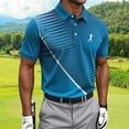 thumbnail image 5 of Zysthvn Polo Mens Shirts Short Sleeve Athletic Golf Casual Summer Work T Shirts for Men Printed Turn Down Collar Tops, 5 of 5
