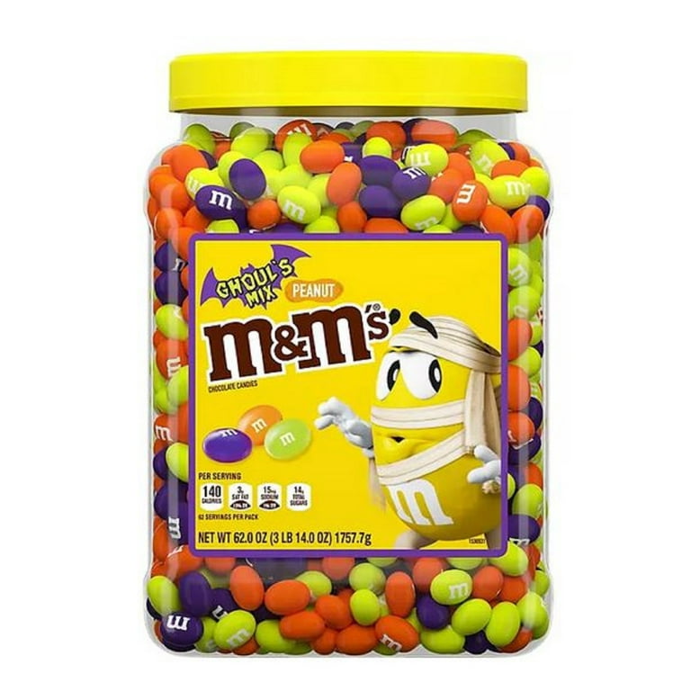 M&Ms Cookies And Scream Limited Edition Chocolate Halloween Candy - Pack Of  12 Bags - 7.44 Oz Per Bag - 89.28 Oz Total - Bulk Halloween M&Ms