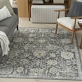 thumbnail image 6 of Nourison Oushak Home Persian Charcoal 5'5" x 7'3" Area Rug (5x7), 6 of 9