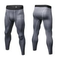 thumbnail image 5 of ZestMode 2 Pack Mens Compression Pants Workout Pants Athletic Compression Leggings Running Tights Sport Supplies Tight Fitness Running Stretch Basketball Base Fitness Pants, 5 of 8