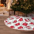 thumbnail image 5 of Balery Christmas Hat Printed Christmas Tree Skirt , Merry Christmas Party Christmas Tree Decoration,Adjustable Tree Skirt-48", 5 of 6