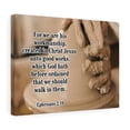 thumbnail image 4 of Scripture Walls  We Are His Workmanship Ephesians 2:10 Scripture Bible Verse Canvas Christian Wall Art Ready to Hang Unframed, 4 of 7
