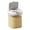 Clear 1300ml, variant on Food Storage Container with Scoop Milk Powder Container Airtight Kitchen Food Storage Jar for Grounds Coffee Tea Sugar Flour Cereal (Brown 800ml)