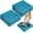 Blue, variant on 4 Pcs Floor Pillow Cushions Large Round Square Large Meditation Floor Pillow for Classroom Adult Meditation Picnic Party Seating Learning Daycare School (Square 20 x 20,Mixed Green)