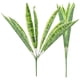 thumbnail image 1 of 2 plantas de serpiente artificiales, sansevieria falsa, plantas artificiales en maceta para interior y exterior., 1 of 6