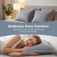 thumbnail image 3 of Unique Bargains 2 Pack Cotton Pillowcase Cooling Envelope Closure Bedding Queen Dark gray, 3 of 5