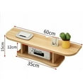 thumbnail image 2 of Floating Wall Shelf With Heat Dissipation, Space Saving For Modem Equipment, Wooden Small Wall Shelf Easy to Assemble, Versatile Functionality Wall Mounted Router For Living Rooms, Offices, 2 of 5