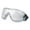 White, variant on Dog Goggles for Medium Large Breed, UV Protection Dog Sunglasses with Adjustable Strap, Windproof Waterproof Pet Glasses for Driving, Motorcycle, Swimming, and Outdoor Activities