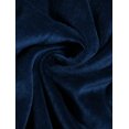 thumbnail image 4 of Unique Bargains Robe Évasée à Col Peter Pan à Manches Courtes pour Femme G Bleu, 4 of 5