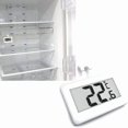 thumbnail image 4 of Meichoon Refrigerator Thermometer,Digital Screen Precision Fridge Freezer Thermometer with Adjustable Stand Magnet,Household High-Precision Waterproof Electronic Thermometer,Frost Alarm,UD05 White, 4 of 7