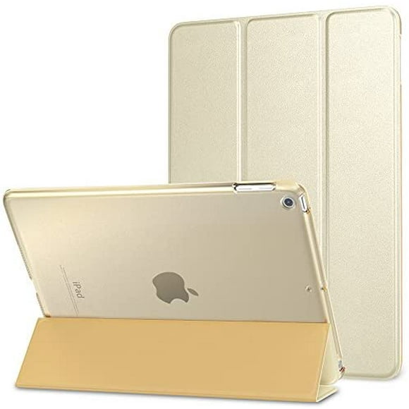 MoKo Case Fit 2018/2017 iPad 9.7 6th/5th Generation - Ultra Slim Lightweight Smart-Shell Stand Cover with Translucent