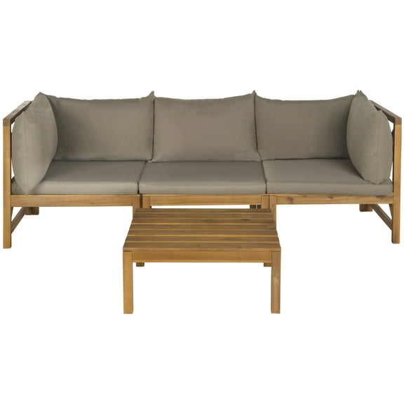 Safavieh Lynwood Outdoor Contemporary Modular Sectional with Cushion