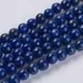 thumbnail image 1 of 1Strand Natural Lapis Lazuli Beads Strands Grade A Round 6mm Hole: 1mm about 58~60pcs/strand 15 inch, 1 of 3