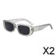 thumbnail image 1 of Gafas de Sol Rectangulares Fernando 2x para Mujer estilo Vintage gruesas, 1 of 8