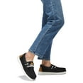 thumbnail image 3 of TEAHOO X STQ Women Boat Shoes with Arch Suppprt Lightweight Fall Loafers Black White Size 8, 3 of 6