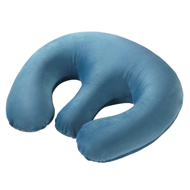 Almohada para el pecho, almohada de apoyo para el pecho, almohada para el pecho con funda extraíble, cojín para el pecho con masaje de spa para salón Azul