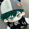 thumbnail image 2 of 20cm Anime BL Rin Itoshi Kawaii Cosplay Plush Cotton Doll Body With Skeleton Cartoon Soft Plushies Model Toy Figures Gifts, 2 of 5