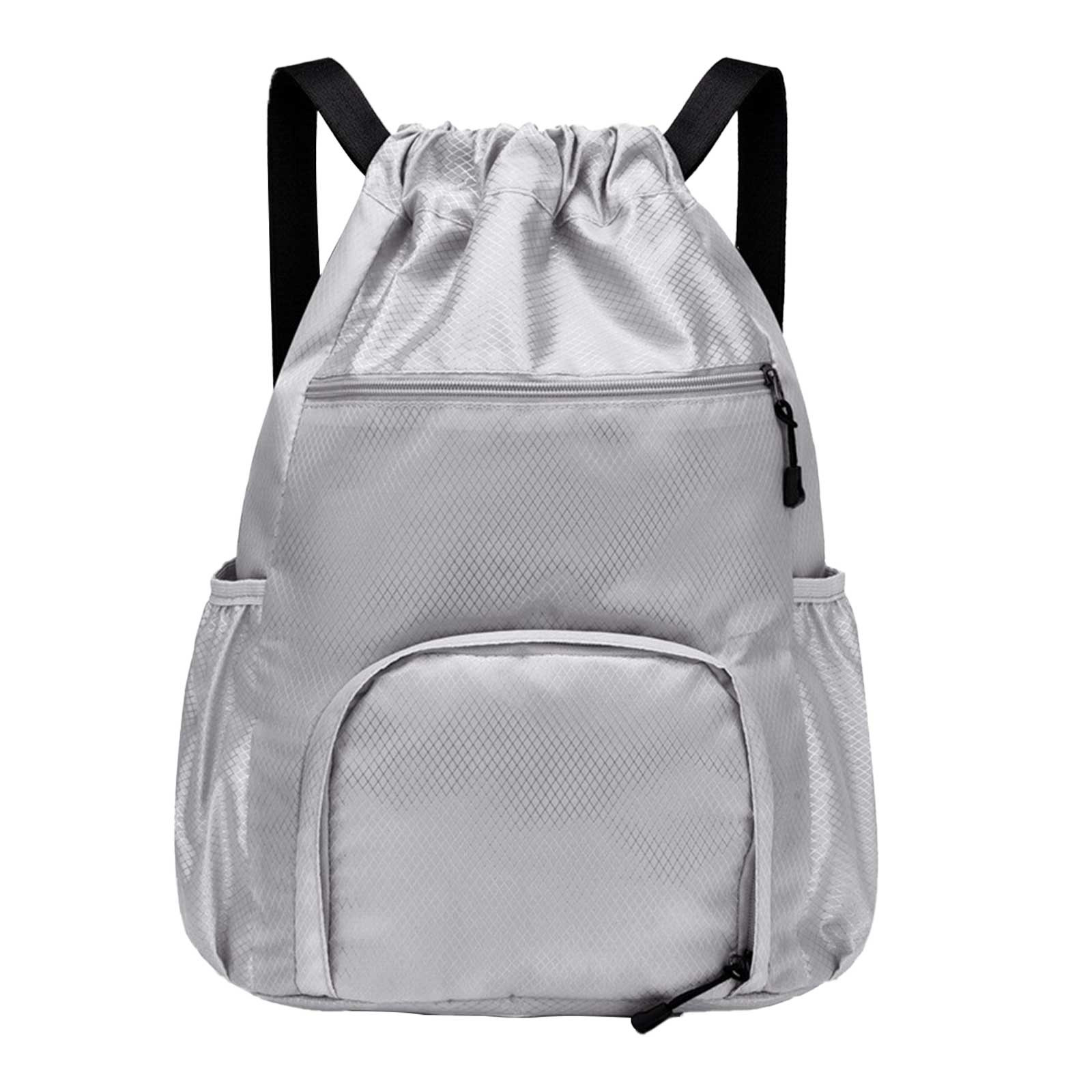 Sports Outdoors Sports Accessories Mesh Basketball Football Bag With Ball And Shoe Compartment For Boys Girls Man Women Ball Equipment Pack Soccer Backpack Sports Volleyball Gray - image 2 of 8