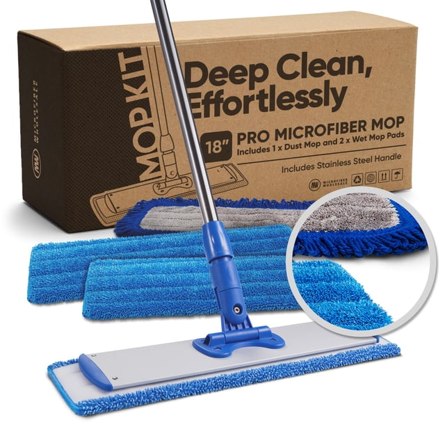 Suelo de madera dura profesional Mop Microfiber Wholesale 18